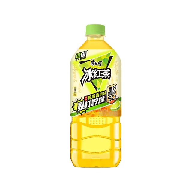 康师傅 冰红茶低糖高纤鸭屎香风味900ml*8瓶整箱 19.9元（需用券）