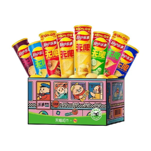 宅家食光：乐事 罐装薯片专列礼盒832g 31.71元（需用券）