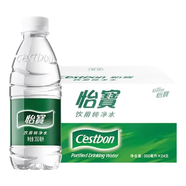 怡宝 饮用水 纯净水350ml*24瓶 整箱装 17.2元