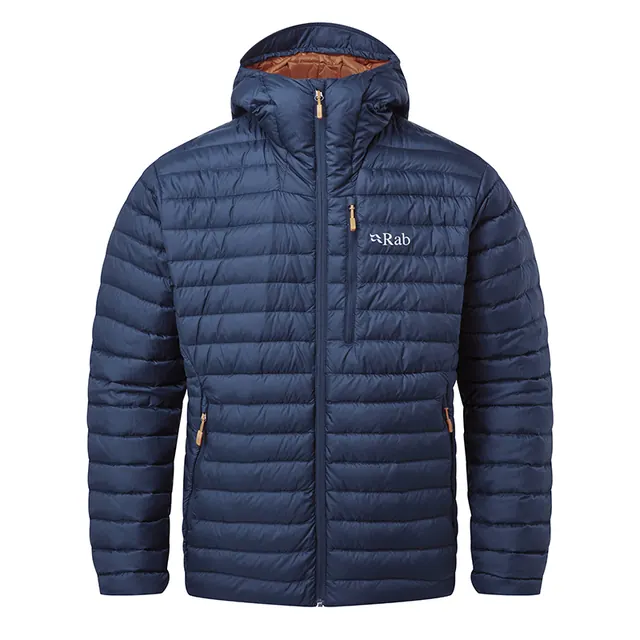 户外徒步：Rab Microlight 700蓬 男士轻量排骨羽绒服 QDB-12 938.55元（需用券）