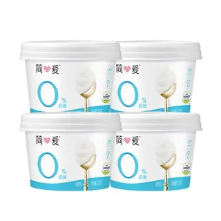 简爱 奚梦瑶推荐无蔗糖酸奶 0蔗糖0代糖130g*4 天然乳蛋白 13.27元（需买3件，需用券）