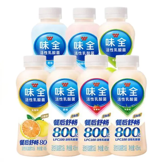 味全 活性乳酸菌饮品 多口味 435mL*10瓶 35.1元（需用券）