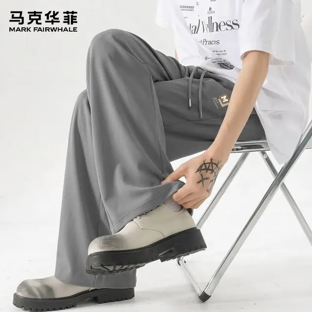 马克华菲 26初秋新款直筒高腰阔腿裤 49.9元（需买2件，需用券）