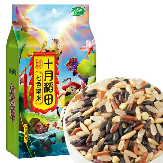 国家补贴：十月稻田 七色糙米 1kg 5.62元（需用券）