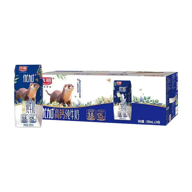 光明 高钙 纯牛奶200ml*24盒 36.64元（需用券）