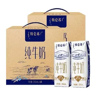 特仑苏 纯牛奶 250mL*16瓶/箱*2箱 67.8元（需用券）