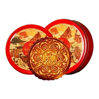 稻香村 月饼礼盒装广式五仁金腿500g大月饼中秋团购高档礼品送长辈礼物 14.3元（需买3件，需用券）
