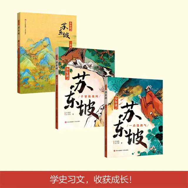 亲子时光：少年读苏东坡 全3册 38.4元