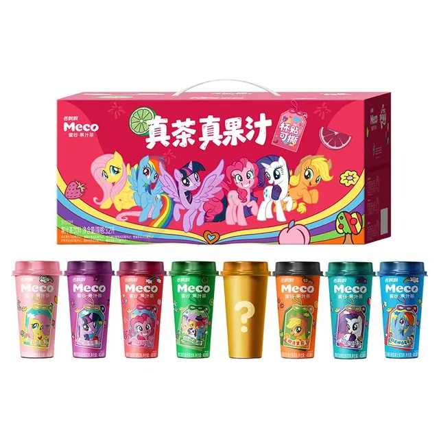 88VIP：香飘飘 小马宝莉款 混合果茶 8口味混合400ml*8 33.57元