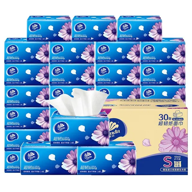 维达 细韧系列 抽纸 3层100抽72包 折合1/包 74.7元（需用券）
