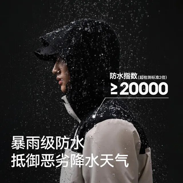 户外徒步：伯希和 男女同款！硬壳冲锋衣 299元