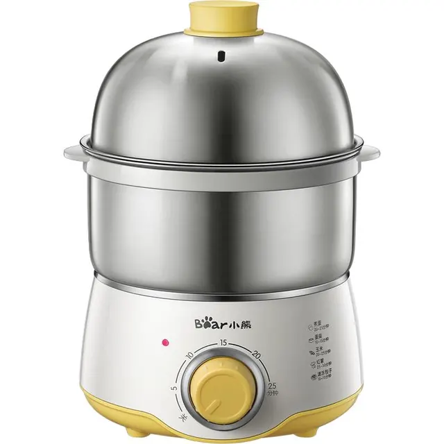 宅家食光：小熊 煮蛋器不锈钢家用小型自动断电早餐蒸蛋机 52.69元（需用券）