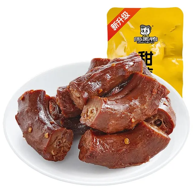 旅途零食：周黑鸭 真空散称 鸭脖240g 约14包 9.74元（需买2件，需用券）