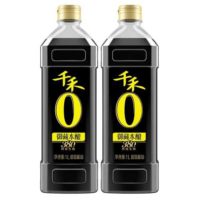 千禾 御藏本酿380天酱油1.17kg*2炒菜提鲜凉拌 20.37元（需买5件，需用券）