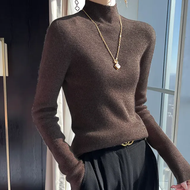 楠飞华裳 秋冬超好看半高领针织衫 女款打底衫 28.99元（需买2件，需用券）