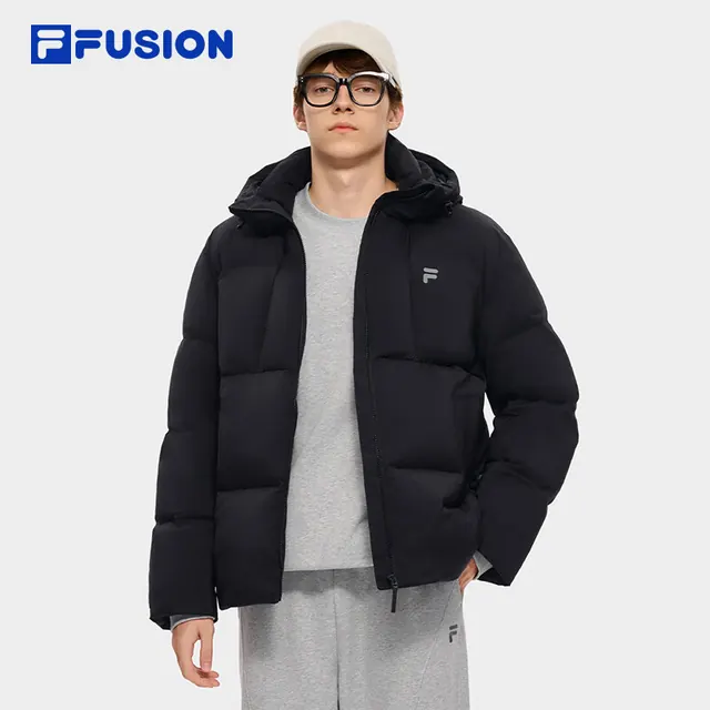 PLUS会员：斐乐 舒芙蕾羽绒服丨男款26冬新款 90鹅绒 正黑色-BK L 175/96A/L 873.15元（需用券）