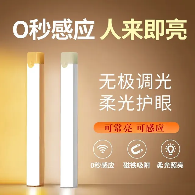 慵懒时光：以典 小夜灯感应灯 10cm 3.99元