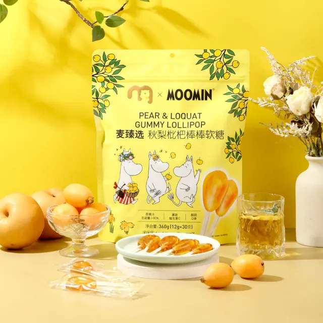 宅家食光：麦臻选 麦德龙商超！xMoomin宝宝秋梨枇杷棒棒软糖 360g 29.1元（需买6件，需用券）