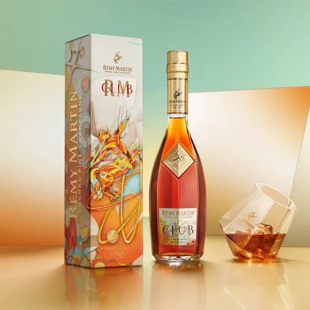 宅家食光：人头马 限量版 干邑白兰地 CLUB时来运转 500mL 1瓶 349元（需用券）