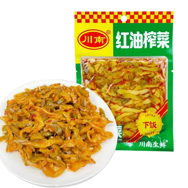 川南 红油榨菜120g 下饭菜 酱腌菜 鲜香爽脆 开味咸菜 早餐佐餐小菜 1.6元（需用券）