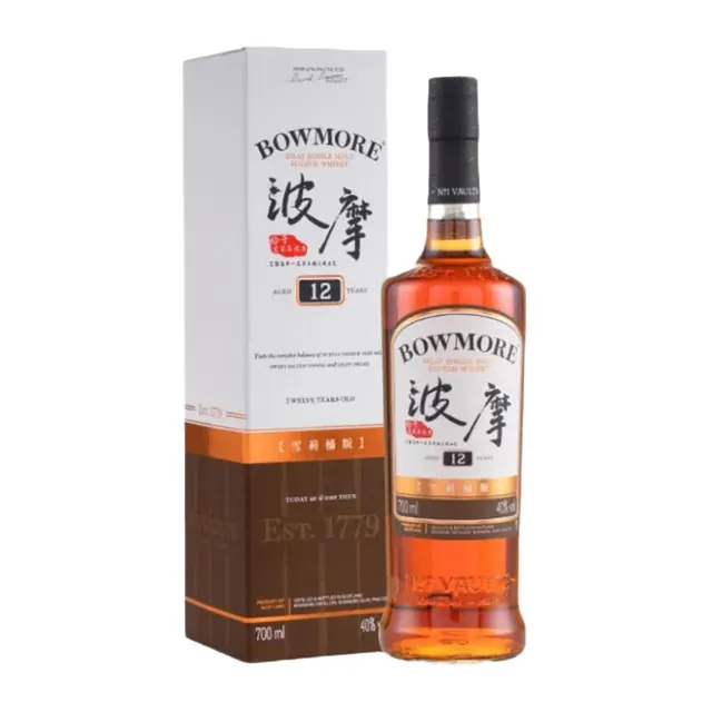 宅家食光：BOWMORE 波摩 雪莉桶版 12年 单一麦芽苏格兰威士忌 40%vol 700ml 186元（需用券）