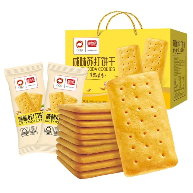 旅途零食：盼盼 咸味苏打饼干 800g 10.9元（需用券）