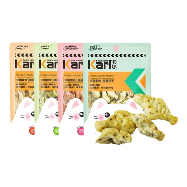 卡尔 脆香饼干 低温烘焙 60g 宠物零食 6.8元
