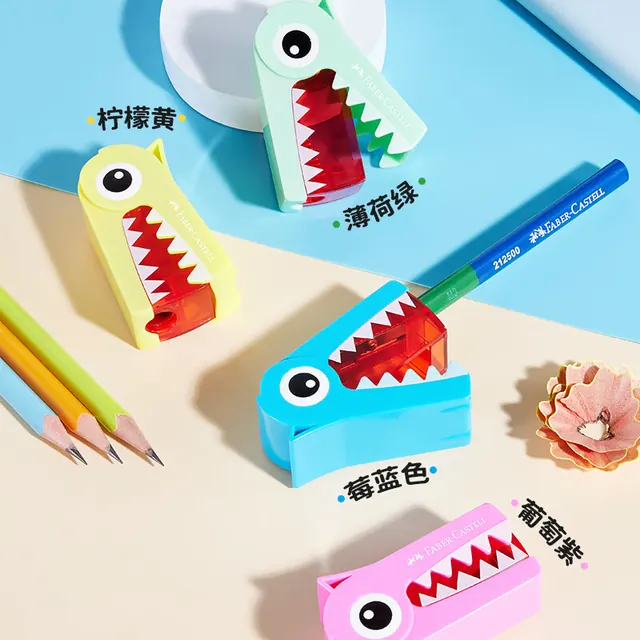 辉柏嘉 卷笔刀笔刨小学生铅笔削笔刀 恐龙单孔笔刨 582717 马卡龙系列 薄荷绿 0.71元