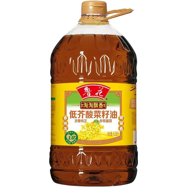 鲁花 淘淘飘香低芥酸菜籽油6.08L厨房香浓家用食用油 72.74元（需用券）