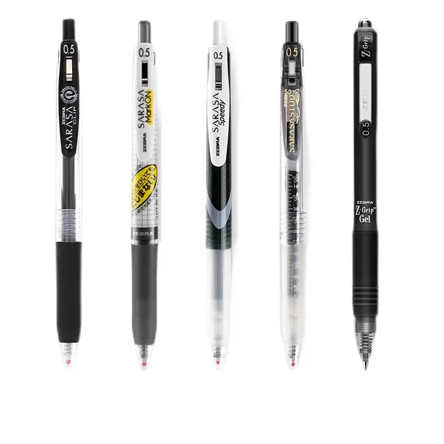 斑马牌 中性笔 JJ3黑色5支装0.5mm 12.33元