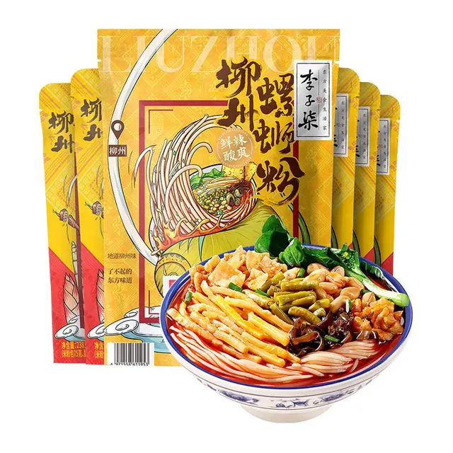 宅家食光：李子柒 柳州螺蛳粉 6袋组合装 1520g 32.9元（需用券）