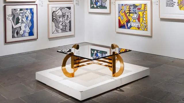 Roy Lichtenstein designed this coffee table – and it could be yours