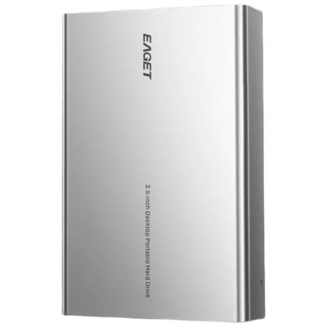 忆捷 4TB Type-C3.1高速 金属银 移动机械硬盘 654元
