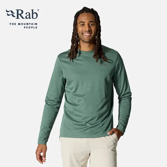 Rab QFG-42 轻薄透气 卵石色 M 男士长袖 299元（需用券）