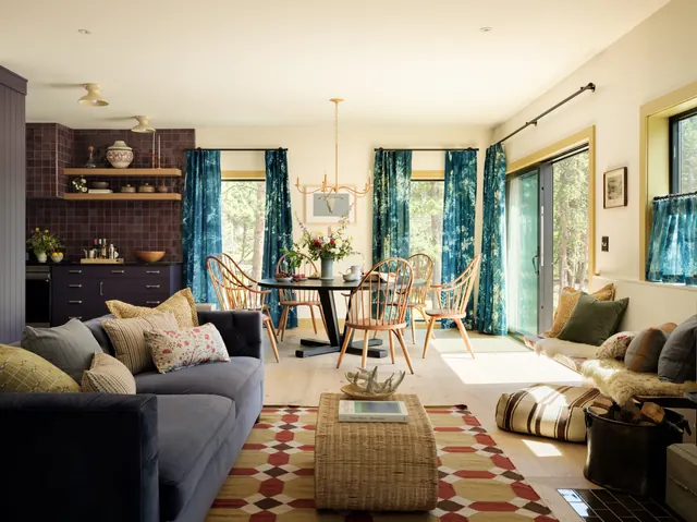 This Colorado Mountain Escape Is Home to a Plum Kitchen, “Quilted” Bedroom, and the Occasional Grizzly Bear