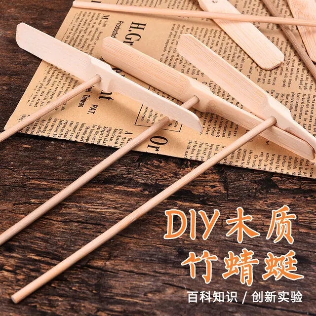 笨笨贝贝 六一节木质竹蜻蜓怀旧童年玩具儿童户外飞碟手搓旋转飞天仙子飞盘 木质竹蜻蜓（5个装） 1.5元（需用券）