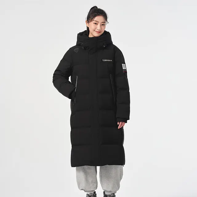 坦博尔 鹅绒连帽长款羽绒服 男女同款 589.35元（需用券）