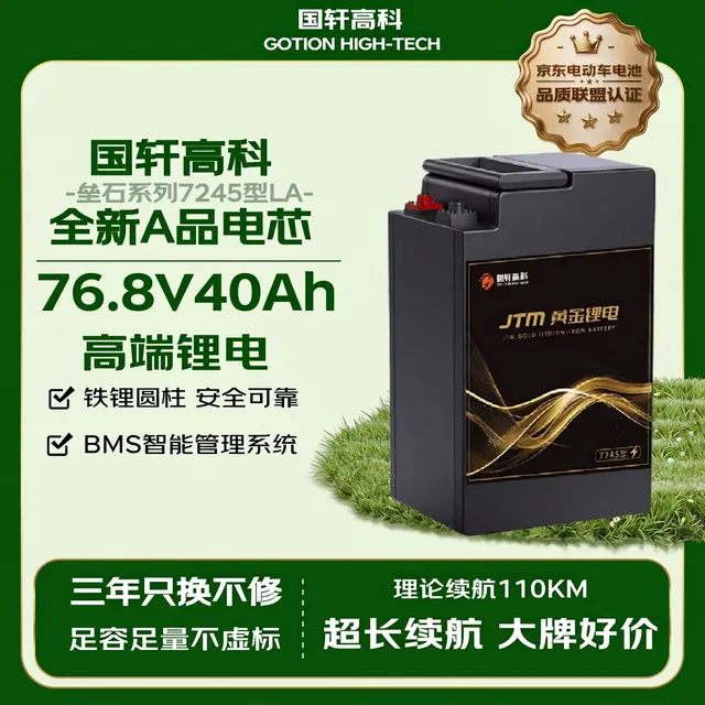 国轩高科 76.8V40Ah 电动车锂电池 2642元