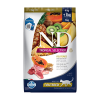 PLUS会员：Farmina 热带水果系列羊肉小麦燕麦配方 5kg 246.25元（需用券）