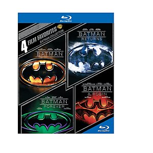 Batman Collection: Batman/Batman Returns/Batman Forever/Batman & Robin (Blu-ray) $11