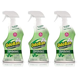 3-pk 32-oz OdoBan Ready-to-Use Disinfectant & Odor Eliminator $10.15