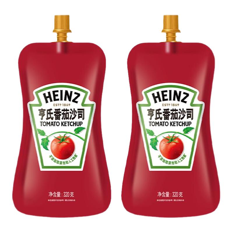 亨氏 番茄酱番茄沙司袋装120g0添加小包装肯德基凑单手抓饼三明治