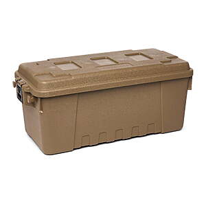 Plano 17-Gallon Sportsman's Lockable Storage Trunk (Desert Tan) $17.85